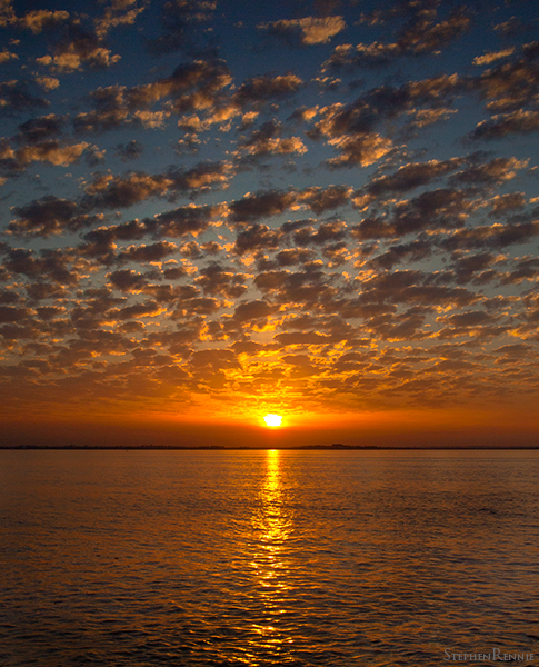 Soleil sur l'estuaire